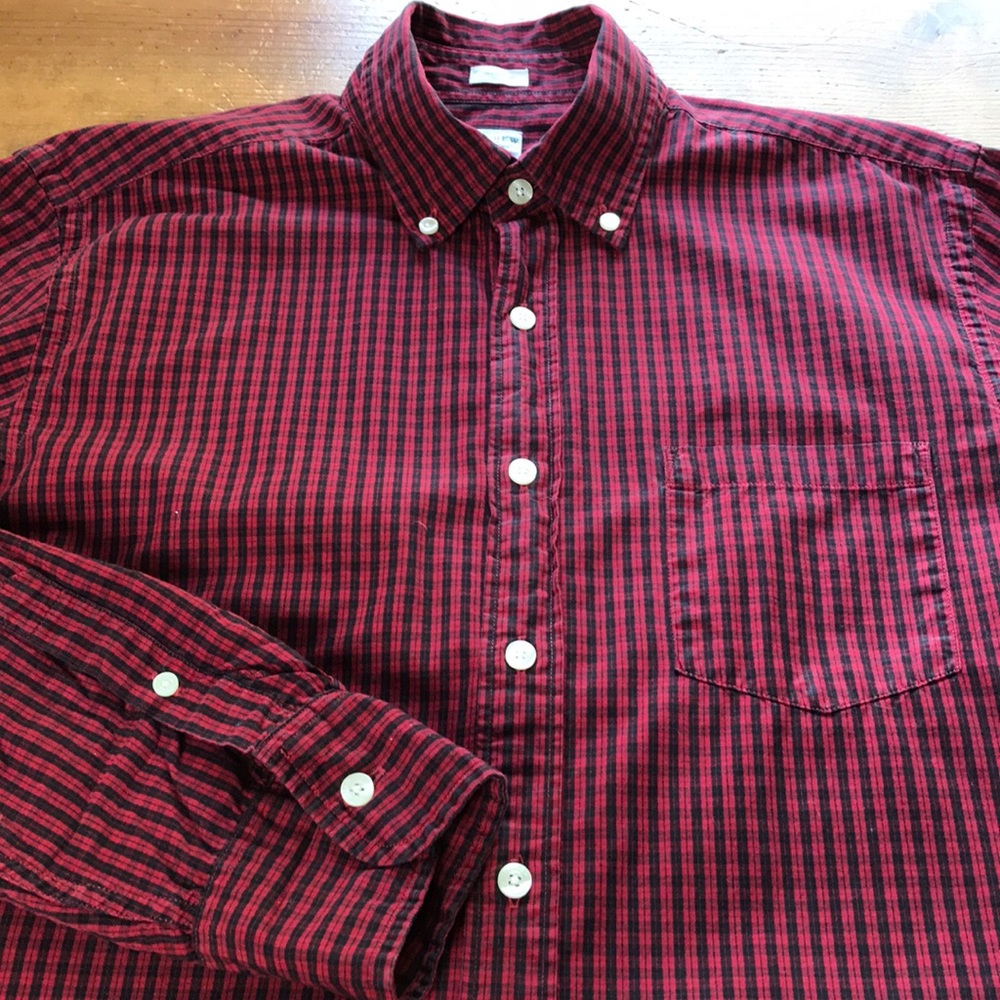 J Crew buttoned down collar shirt long sleeved M